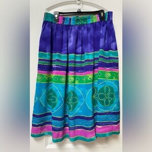 Diane Gilman Silk Skirt